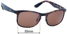 SFx Replacement Sunglass Lenses fits Ray Ban RB4263 - 55mm Wide