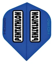 PENTATHLON BLUE HD150 Standard Dart Flights - 150 Micron - 5 sets 15 flights