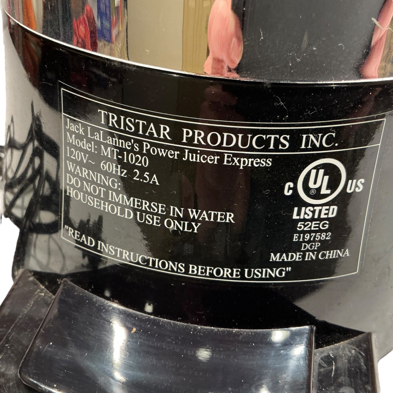 Jack LaLanne's Power Juicer EXPRESS Model MT-1020 MOTOR BASE Replacement Tested