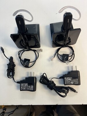 Menge Von 2 Plantronics CS540 Mono Kabellos Dect Telefon Headset CO54A Basis
