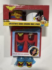 Wonder Woman Lot Set Of Mugs Four Mini Glasses And Two Caped 2018