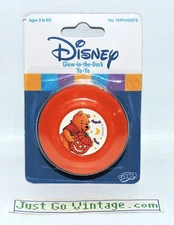 Disney Winnie The Pooh Glow In Dark 2" Yo-Yo Toy Halloween Pumpkin Orange, NEW