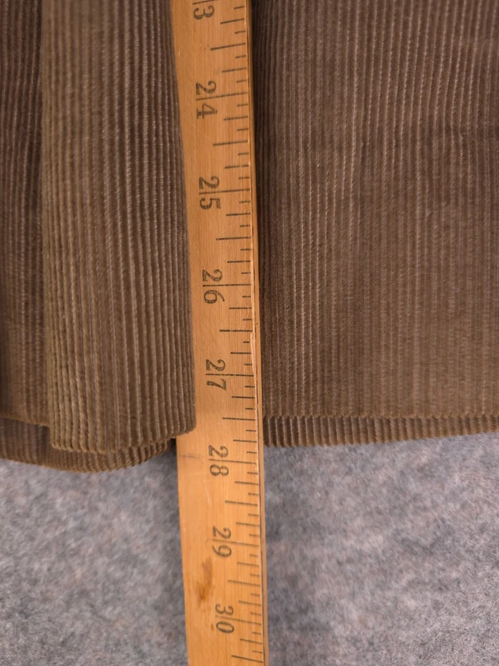 🧵 Falda Pana Etiqueta Azul Ralph Lauren Vintage Años 80 90 Talla 6 Hecha en EE. UU. 🍂 Foto 3 de 4