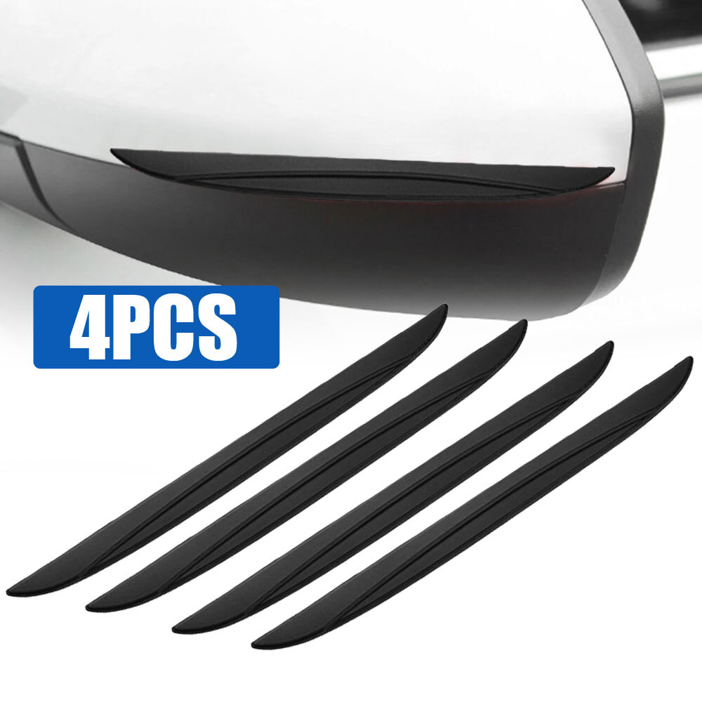 4x Car Door Mirror Bumper Guard Edge Scratch Protector Strip Sticker