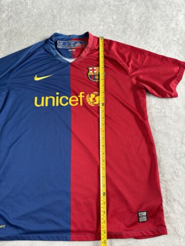 BARCELONA 2008/2009 CL HOME FOOTBALL SHIRT NIKE JERSEY SIZE M ADULT - Picture 7 of 9