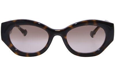 サングラス GUCCI Gucci - GG1553S - 002 havana crystal brown Gucci GG1553S 002 Sunglasses Women's Havana/Crystal/Brown
