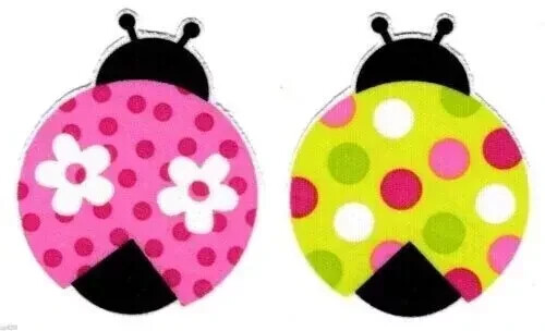 ladybug insect heat transfer iron on not embroidered 3.5 inch - Picture 2 of 2