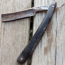 Rare Josh Mappin & Bros. lancet edge straight edge razor unrestored