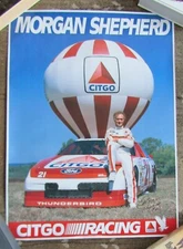 Morgan Shepherd #21 Nascar Poster Citgo Racing 33 1/2  X 24