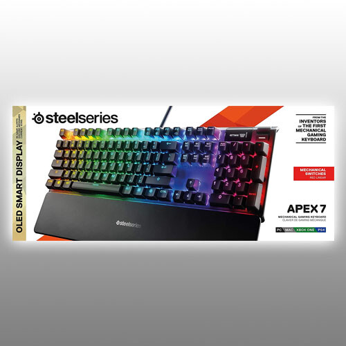 GENUINE SteelSeries Apex Gaming Keyboard OLED RGB Illuminatiom Aluminum Frame - Picture 11 of 41