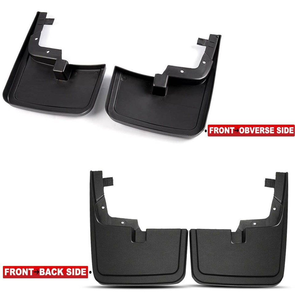 4pcs Splash Guards Molded Mud Flaps For Ford F-150 2015-2020 W/o Fender Flare - Foto 2