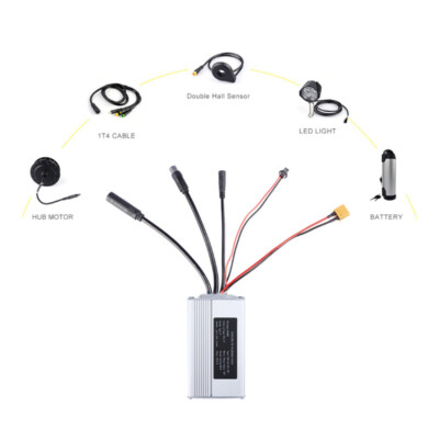 eBike 36V/48V 350W 500W 750W Controller Replacement Kit For
