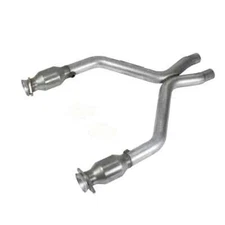 BBK 1461 Catted X-Pipe for use w/Long Tube Headers for 11-14 Ford Mustang 3.7 V6