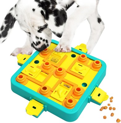 Interactive Dog Puzzle Toy, Slow Feeder & IQ Training - Durable & Safe