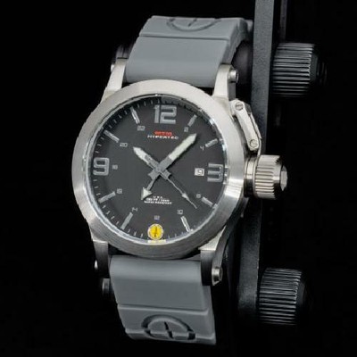 MTM HYP-SS4-GREY-GR2S-A Quartz SILVER w/BOX international warranty unused Auth
