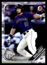 2019 Bowman Draft #BD-83 Casey Golden Colorado Rockies