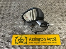 2008-14 Citroen C5 Nearside Passenger Electric Wing Mirror GREY MANUAL FOLD