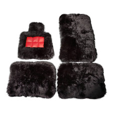 Genuine Sheepskin floor mats Fits Rolls Royce Ghost Wraith Cullinan Phantom Dawn