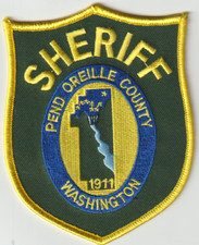 Pend Oreille County WA Sheriff obsolete patch...