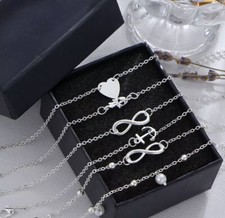 6pc Anklet Heart Anchor Womens Fashion Foot Jewelry Set TK19-9