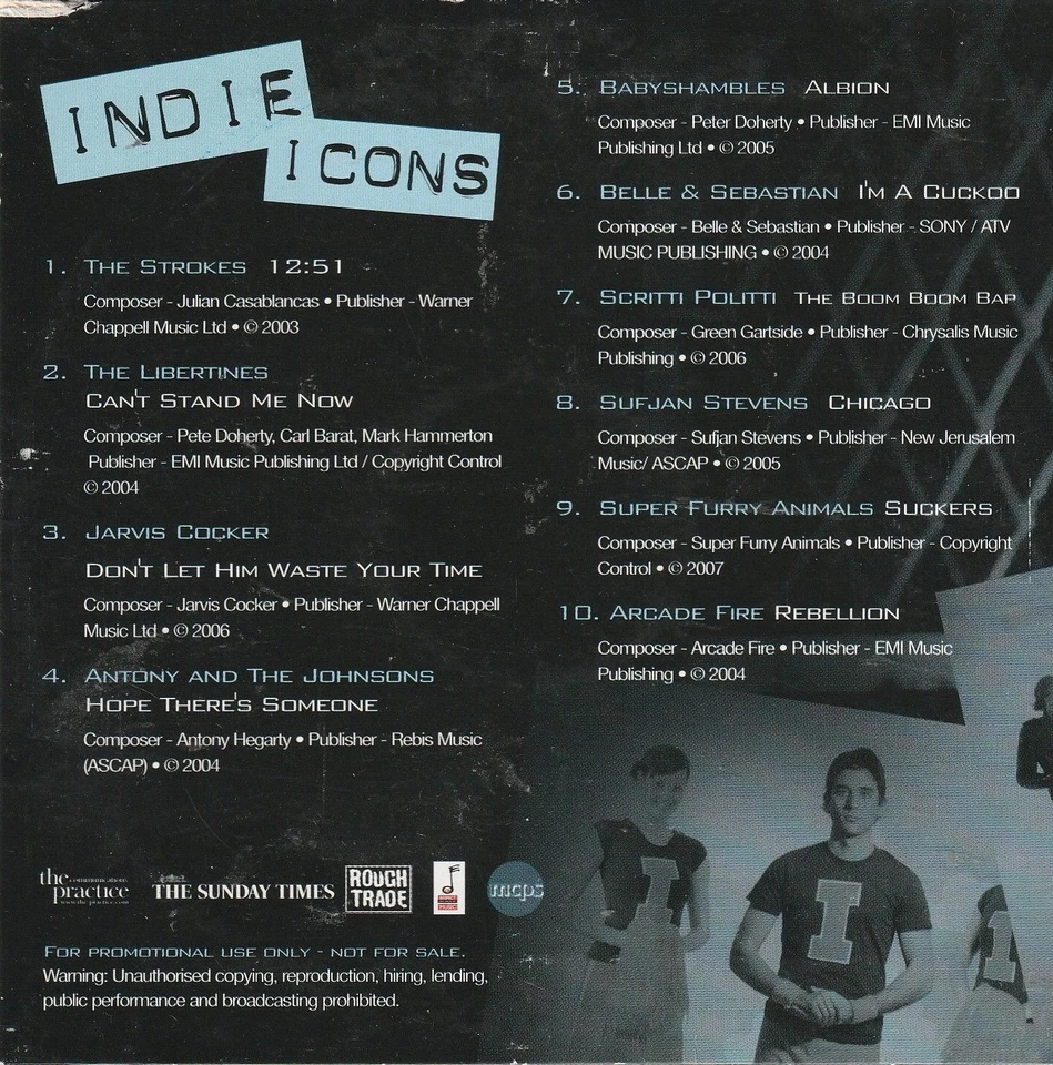 Indie Icons : Promotional CD from the Sunday Times  . — 第 2/4 张图片