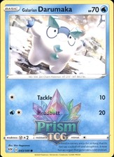 Galarian Darumaka 43/189 Common Darkness Ablaze Pokemon