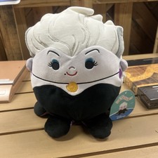 Squishmallow Disney Ursula 8" Plush NWT The Little Mermaid Plush Stuffed Toy