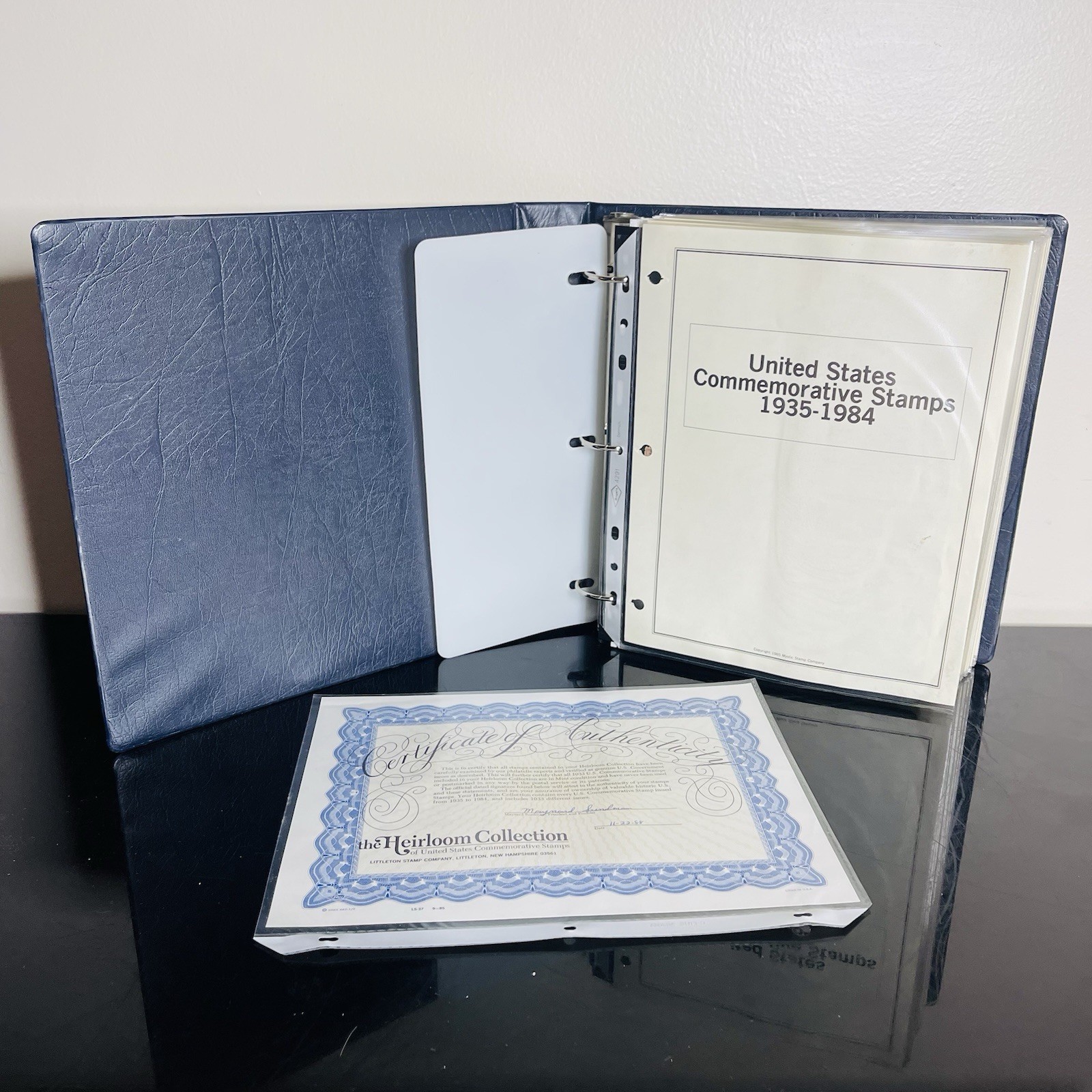 United States Commemorative Stamps 1935-1984 The Heritage Collection Album