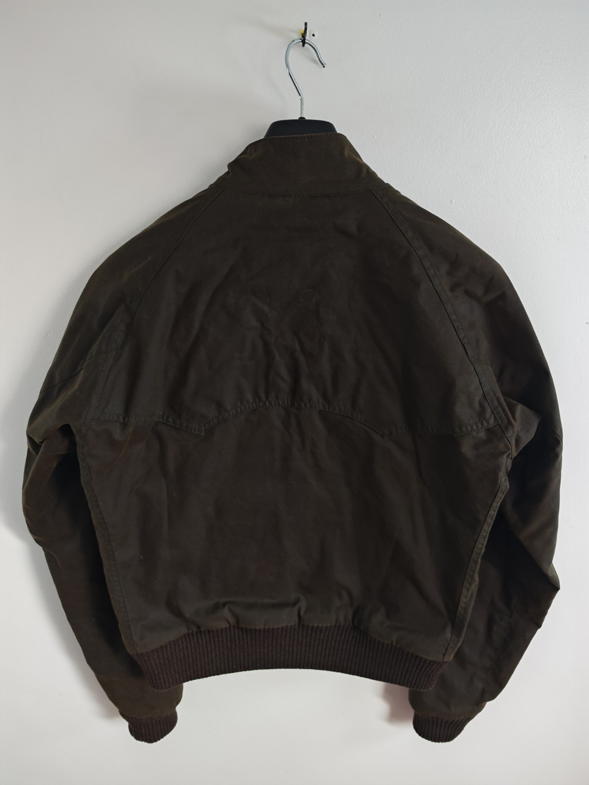 Barbour International Steve McQueen Merchant Wax Jacket Olive Men's M Bomber image 3