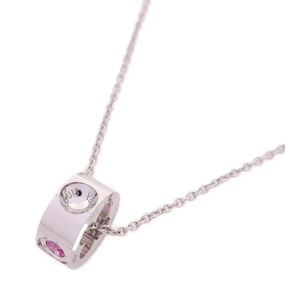 Collar LOUIS VUITTON LV Colgante Empreinte Q93167 Oro Blanco 18K Foto 2 de 4