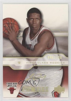 2004 Upper Deck Pro Sigs Diamond Collection Gold 46/100 Luol Deng Rookie RC 7eo