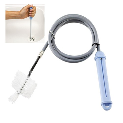 #ad #ad Sink Drain Brush Cleaner Tool 3.5ft Fix Kitchen Unclog Bathrooms Tub Drain New $10.99