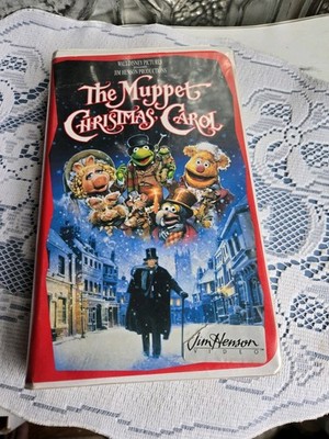 Muppets Christmas Carol 1993 VHS w/Clamshell Case Kids Holiday Classic