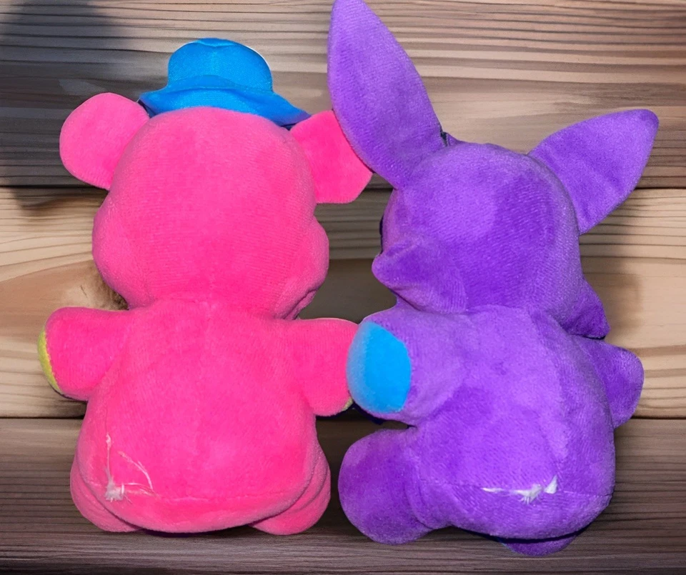 Funko FNAF Five Nights at Freddy's Pink FREDDY 8" Neon Blacklight Peluche Lote 2017 Foto 2 de 2