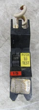 💥FEDERAL PACIFIC 15 AMP GFCI CIRCUIT BREAKER 1 POLE 120 VAC NA115GF