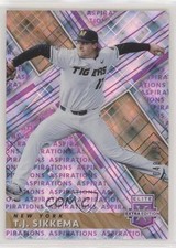 2019 Panini Elite Extra Edition Aspirations Purple 48/250 TJ Sikkema #38 0rf