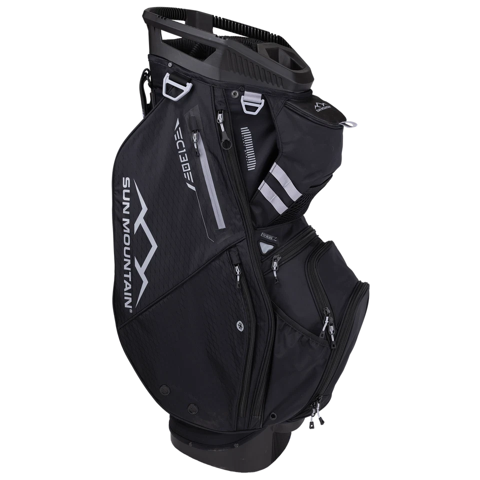 Bolsa de golfe Sun Mountain C-130 5 vias preta carrinho - Imagem 2 de 3