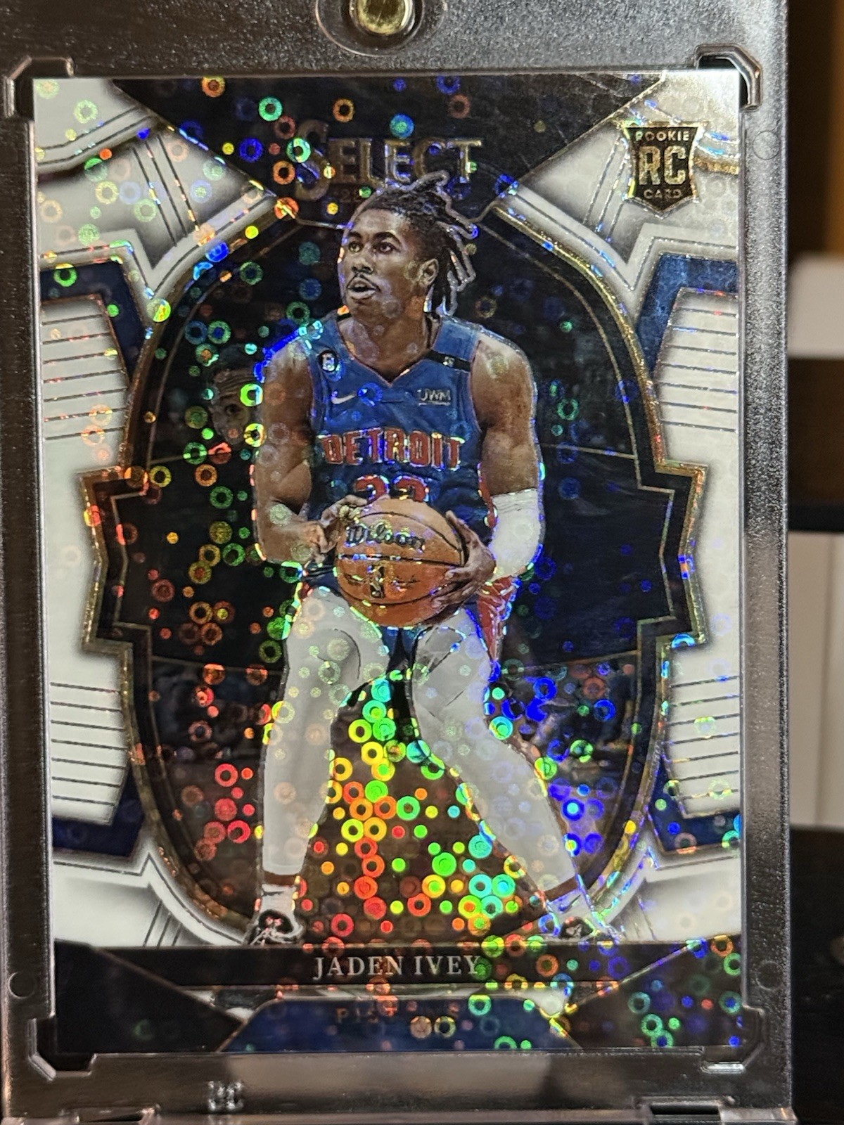 2022-23 PANINI SELECT #87 ROOKIE WHITE DISCO PRIZM JADEN IVEY /75 RC