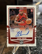 2024-25 Optic JAMAL SHEAD RC ROOKIE AUTO Signature Series Raptors #SS-JML