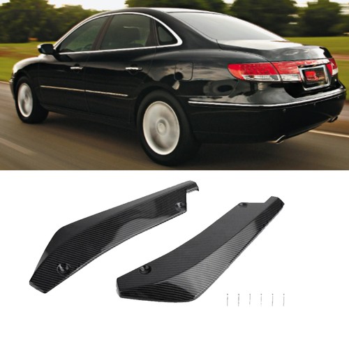 For Hyundai Azera Rear Bumper Lip Diffuser Splitter Canard Carbon Fiber Style