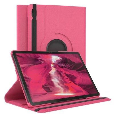 Schutzhülle für Samsung Galaxy Tab S10 Lite 360 Grad Tablet Case Kunstleder Pink
