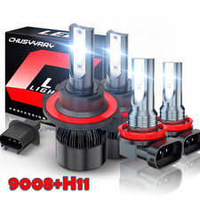 For Nissan Sentra 2004-2012 Sedan 4-door 2.0l Led Headlight Combo 4pcs 9008h11