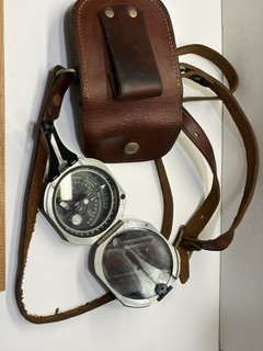 D.W. Brunton's Wm Ainsworth & Sons Pocket Transit With Plastic Case