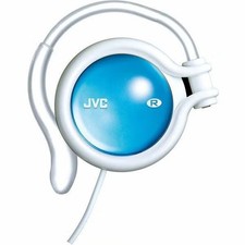 JVC HP-AL102-WA White Lapis Blue Open Air Clip-On Earphones Stereo Headphones