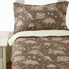 4 Piece Toddler Bedding Set for Boys,Soft Crib Bed Sheets Set in a Bag Includ...