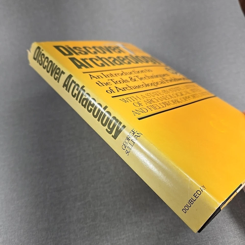 Discovery Archaeology George Sullivan ~ 1980 Vintage Hardcover Dust Jacket - Image 3 of 4