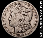 1891-CC Morgan Dollar- Silver- Scarce Key Date No Reserve #J6343