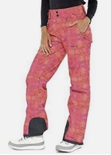 Womans Arctix Insulated Snow Pants Summit Print Pink Medium Size M Read Descript