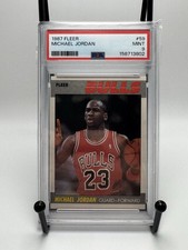 1987-88 Fleer Michael Jordan Chicago Bulls #59 PSA 9 Mint
