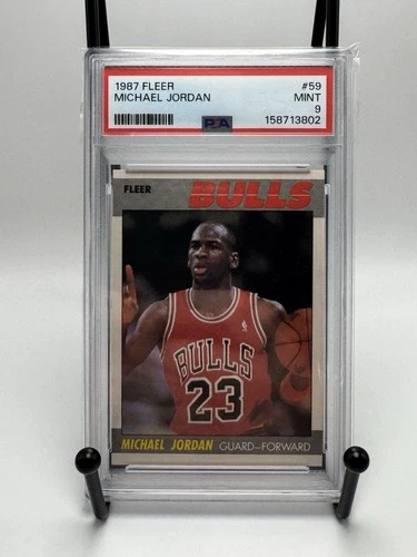1987-88 Fleer Michael Jordan Chicago Bulls #59 PSA 9 Mint (Newly Graded 2026)